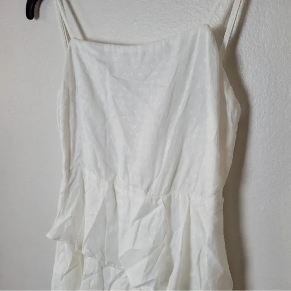 Revolve Lovers + Friends Women Mini Dress Rialto White Tiered Straps Sz XS - Picture 7 of 11